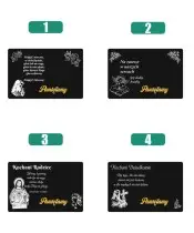 Podstawka Z Napisem Pamiętamy Pod Znicz Z Lampką Solarną