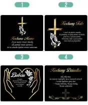 copy of Wieczny Znicz Solarny Statuetka Jezus na Grób Wszystkich Świętych