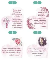 Duży Znicz Premium XL Marmurowy Dla Dzieci Aniołek LED Na Grób