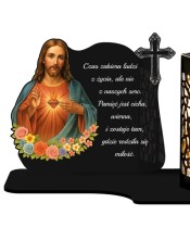 Wieczny Znicz Solarny Statuetka Jezus na Grób Wszystkich Świętych