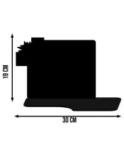 Wieczny Znicz Solarny Statuetka Premium Krzyż na Grób Wszystkich Świętych