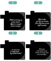 Wieczny Znicz Solarny Krzyż Srebrny Led na Grób Wszystkich Świętych