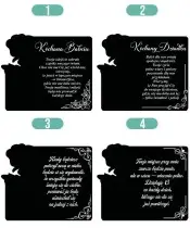 Wieczny Znicz Solarny Statuetka z Różą na Grób Wszystkich Świętych