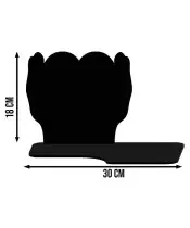 Znicz Premium Statuetka Led Dłonie Gipsowe 18 cm Na Cmentarz Grób