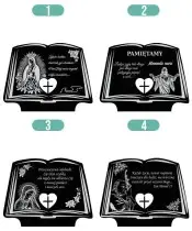 Znicz Premium Statuetka Led Księga Świeca Pamiętamy Na Cmentarz