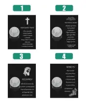 Znicz Statuetka Premium Lampka Led Płomień Na Grób Wszystkich Świętych