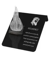 Znicz Statuetka Premium Lampka Led Płomień Na Grób Wszystkich Świętych