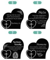 Znicz z Dedykacją Premium Serca Domek Świeca Led Na Cmentarz Grób