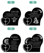 Znicz z Dedykacją Premium Serca Domek Świeca Led Na Cmentarz Grób