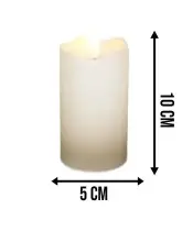 Znicz z Dedykacją Premium Serca Domek Świeca Led Na Cmentarz Grób