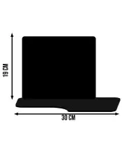 Znicz Premium Statuetka Papież Srebrna Kryształowa Kula Zdjęcie 3D Na Grób