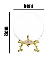 Znicz Premium Statuetka Róża Złota Kryształowa Kula Zdjęcie 3D Na Grób