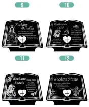 Znicz Premium Statuetka Księga Figurka Anioł Gipsowy Na Grób Cmentarz