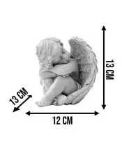 Znicz Premium Statuetka Dłonie Figurka Anioł Gipsowy Na Cmentarz Grób