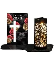 Wieczny Znicz Solarny Premium Złote Róże na Grób Wszystkich Świętych