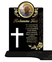 Wieczny Znicz Solarny ze Zdjęciem Premium na Grób Wszystkich Świętych