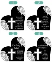 Wieczny Znicz Solarny Róże Premium na Grób Wszystkich Świętych