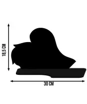 Znicz Solarny LED Statuetka Premium Skrzydło Anioła Na Wszystkich Świętych