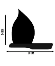 Znicz Solarny LED Statuetka Premium Jan Paweł II Na Wszystkich Świętych
