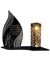 Znicz Solarny LED Statuetka Premium Jan Paweł II Na Wszystkich Świętych