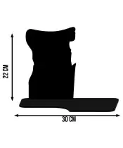 Znicz Solarny LED Statuetka Premium Papirus Na Wszystkich Świętych