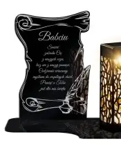 Znicz Solarny LED Statuetka Premium Papirus Na Wszystkich Świętych