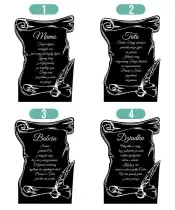 Znicz Solarny LED Statuetka Premium Papirus Na Wszystkich Świętych