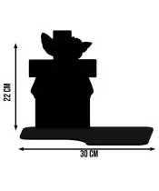 Znicz Solarny LED Statuetka Premium Księga Na Wszystkich Świętych