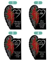 Wieczny Znicz Solarny Premium Róże Premium na Grób Wszystkich Świętych