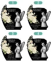 Wieczny Znicz Solarny Premium Anioł Premium na Grób Wszystkich Świętych