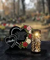 Wieczny Znicz Solarny Premium Kwiaty na Grób Wszystkich Świętych