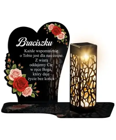 Wieczny Znicz Solarny Premium Kwiaty na Grób Wszystkich Świętych