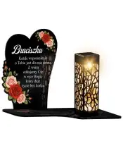 Wieczny Znicz Solarny Premium Kwiaty na Grób Wszystkich Świętych