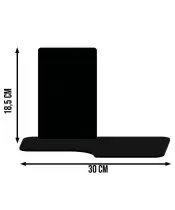 Znicz Solarny Premium Złoty Krzyż Na Grób Nagrobek Cmentarz