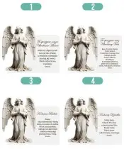 Znicz Solarny Premium Biała Statuetka Led Świeca Pamiętamy Na Cmentarz