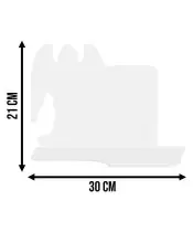 Znicz Solarny Premium Biała Statuetka Led Świeca Pamiętamy Na Cmentarz