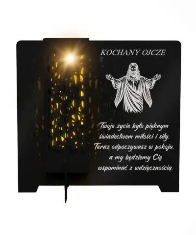 Statuetka Znicz Premium Jezus Na Grób Pomnik Wszystkich Świętych