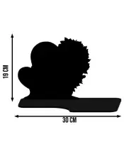 Znicz Solarny LED Statuetka z Kwiatami Na Wszystkich Świętych