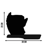 Znicz Solarny LED Statuetka z Aniołem Na Wszystkich Świętych