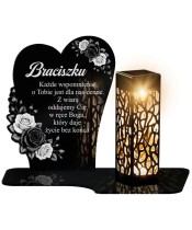 Solar Grave Candle LED Statuette Premium Flowers For Dad Mom For All Saints’ Day