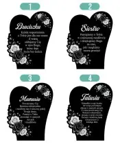 Znicz Solarny LED Statuetka Premium Kwiaty Na Wszystkich Świętych