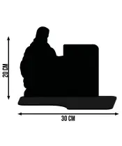 Znicz Solarny LED Statuetka Premium Jezus Na Wszystkich Świętych