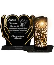 Znicz Solarny LED Statuetka Premium Dla Dziecka Na Wszystkich Świętych