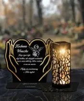 Znicz Solarny LED Statuetka Premium Dla Dziecka Na Wszystkich Świętych