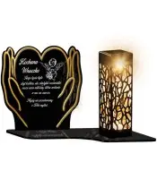 Znicz Solarny LED Statuetka Premium Dla Dziecka Na Wszystkich Świętych