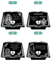 Znicz Solarny Kula LED Statuetka Premium Księga Na Wszystkich Świętych