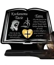 Znicz Solarny Kula LED Statuetka Premium Księga Na Wszystkich Świętych