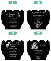 Duży Znicz LED z Latarnią Pamiętamy + Świeca Na Wszystkich Świętych