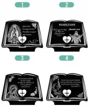 Duży Znicz LED z Latarnią Czarną + Anioł LED Na Wszystkich Świętych