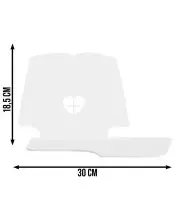 Znicz LED Dla Dziecka z Latarnią Białą Pamiętamy + Świeca Na Wszystkich Świętych